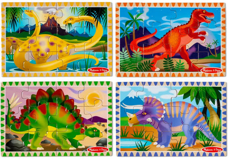 Melissa & Doug: Dinosaurs Puzzles in a Box