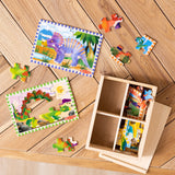 Melissa & Doug: Dinosaurs Puzzles in a Box