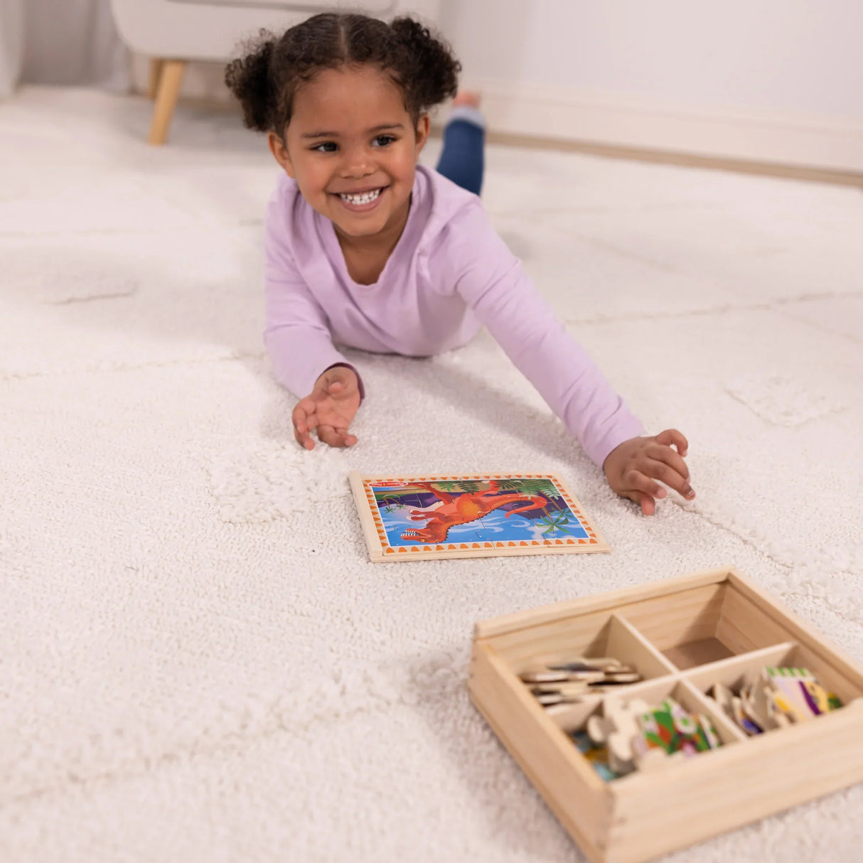 Melissa & Doug: Dinosaurs Puzzles in a Box
