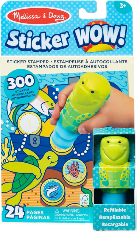 Melissa & Doug: Sticker WOW! Activity Pad Set: Turtle