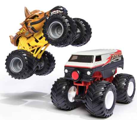 Monster Jam 1:64 Scale - Horse Power vs. Fastro Van