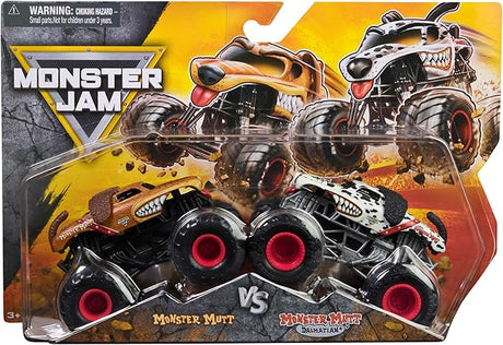 Monster Jam 1:64 Scale - Monster Mutt vs. Monster Mutt Dalmation