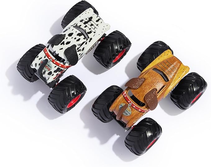 Monster Jam 1:64 Scale - Monster Mutt vs. Monster Mutt Dalmation