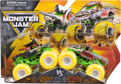 Monster Jam 1:64 Scale - Pirate's Curse vs. Zombie