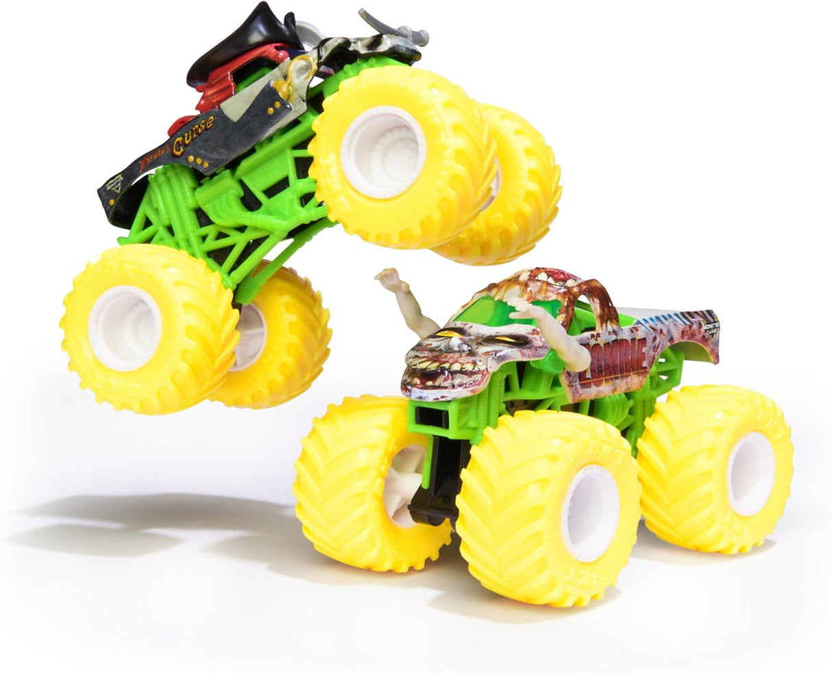 Monster Jam 1:64 Scale - Pirate's Curse vs. Zombie