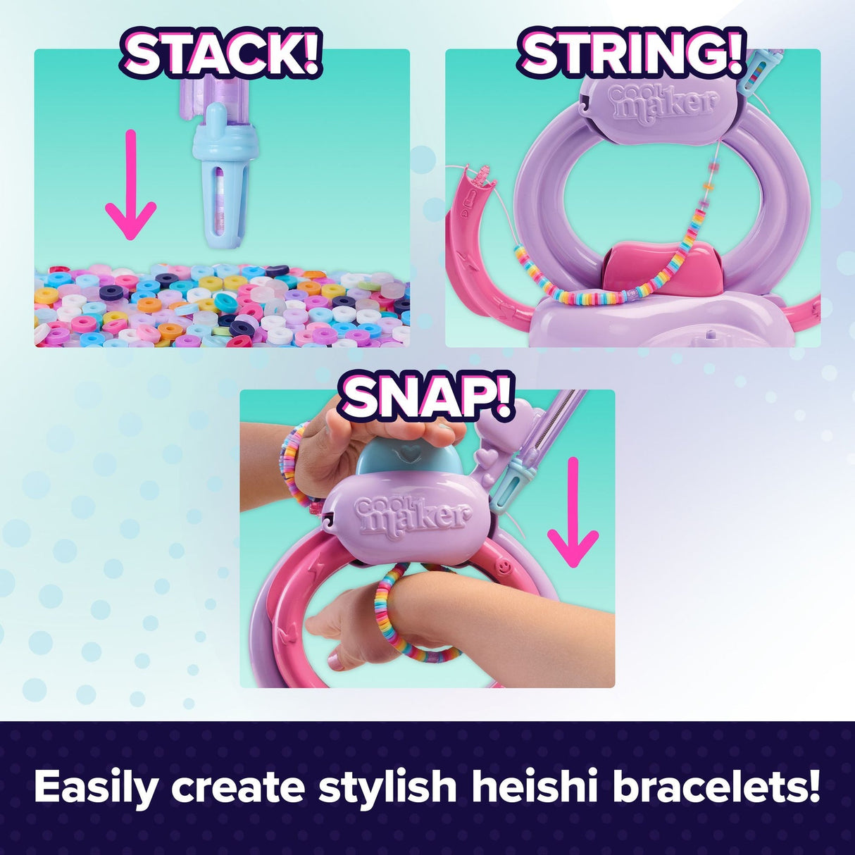 Cool Maker Stack’d Heishi Bracelet Studio