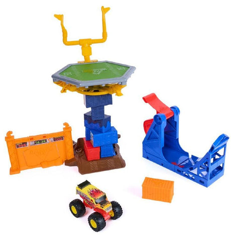 Monster Jam Smash & Bash 1:64 Scale - Classroom Crushers & Crash Course Playset