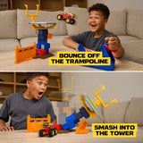 Monster Jam Smash & Bash 1:64 Scale - Classroom Crushers & Crash Course Playset