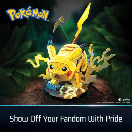 4D Build: Pokemon - Pikachu 3D Model Kit