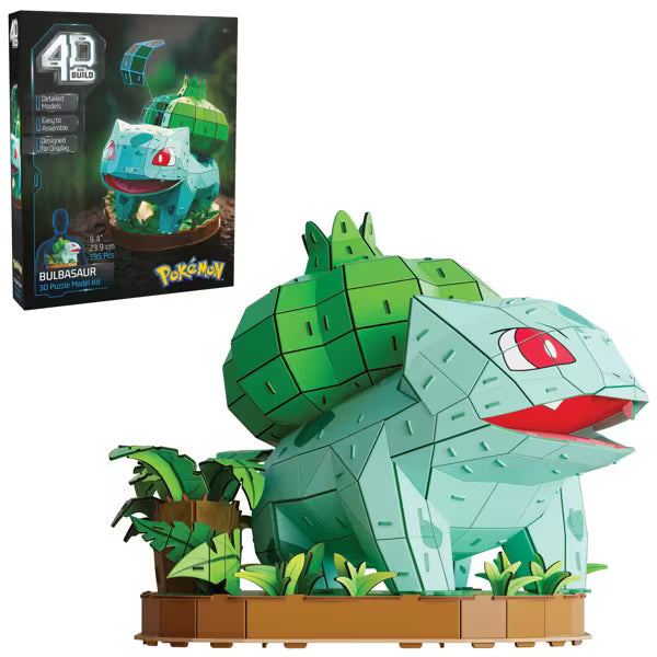 4D Build: Pokemon - Bulbasaur 3D Model Kit