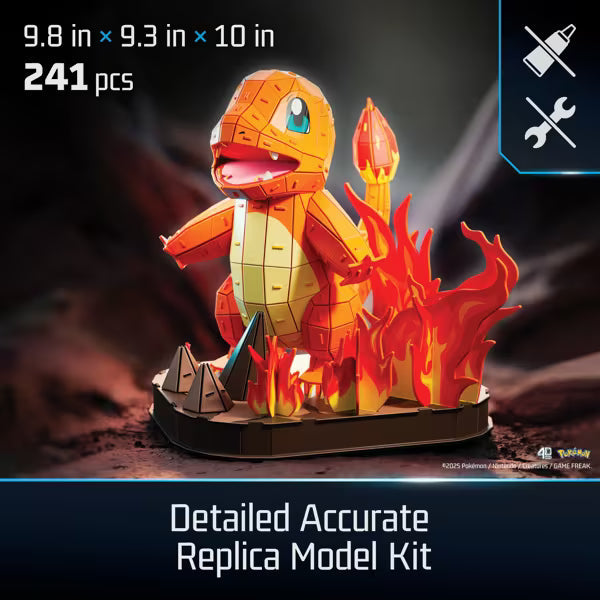 4D Build: Pokemon - Charmander 3D Model Kit