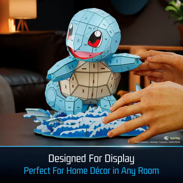 4D Build: Pokemon - Squirtle 3D Model Kit