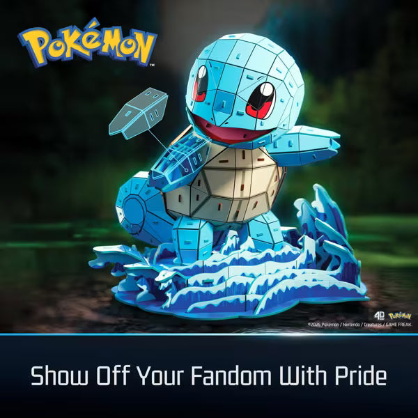 4D Build: Pokemon - Squirtle 3D Model Kit