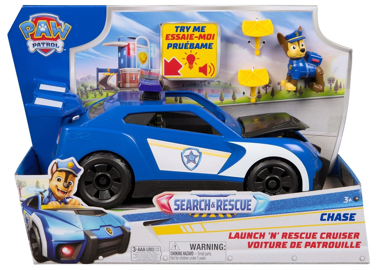 Paw Patrol Search & Rescue: Chase - Launch ‘N’ Rescue Cruiser