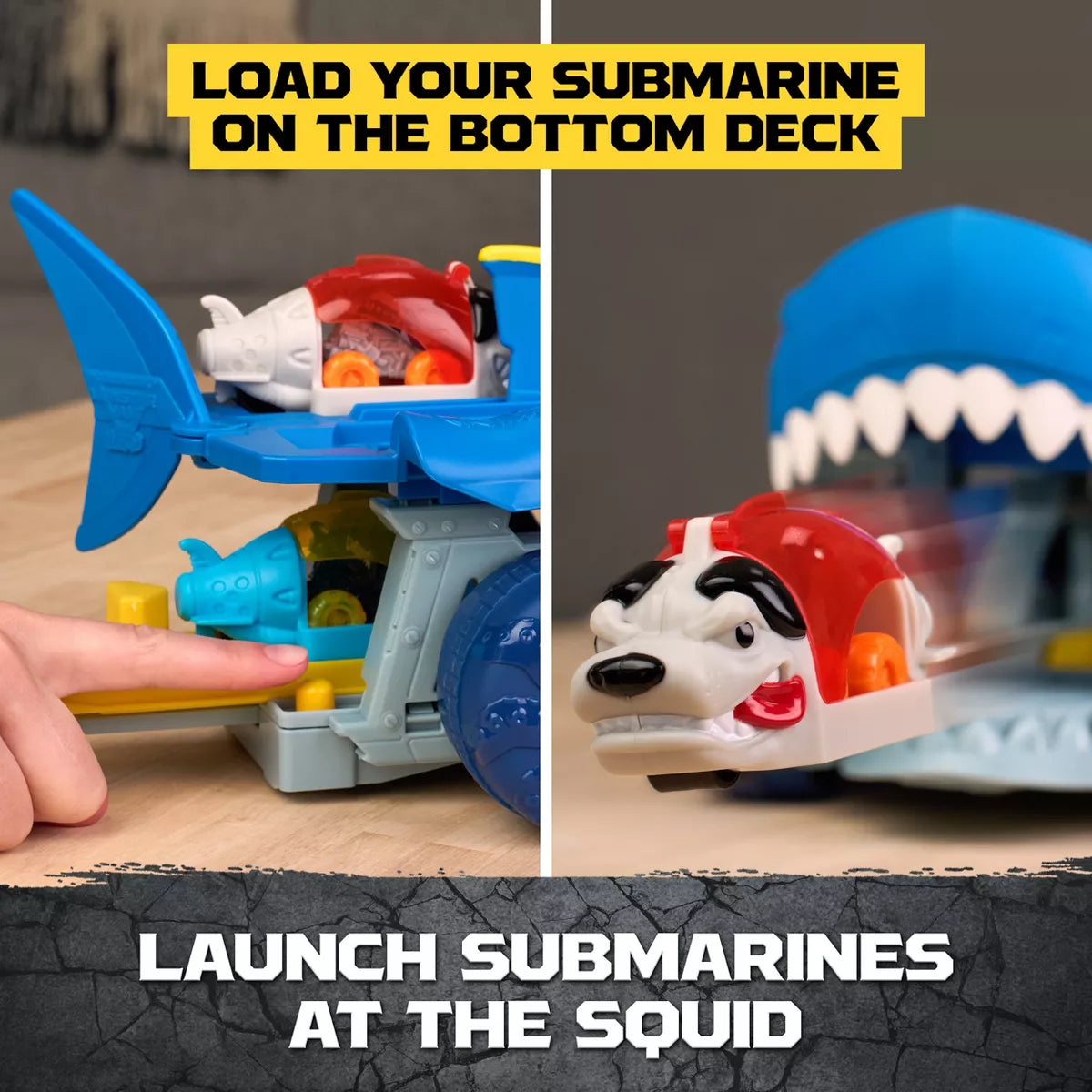 Monster Jam: Mini Jams Megalodon Squid Takedown Playset