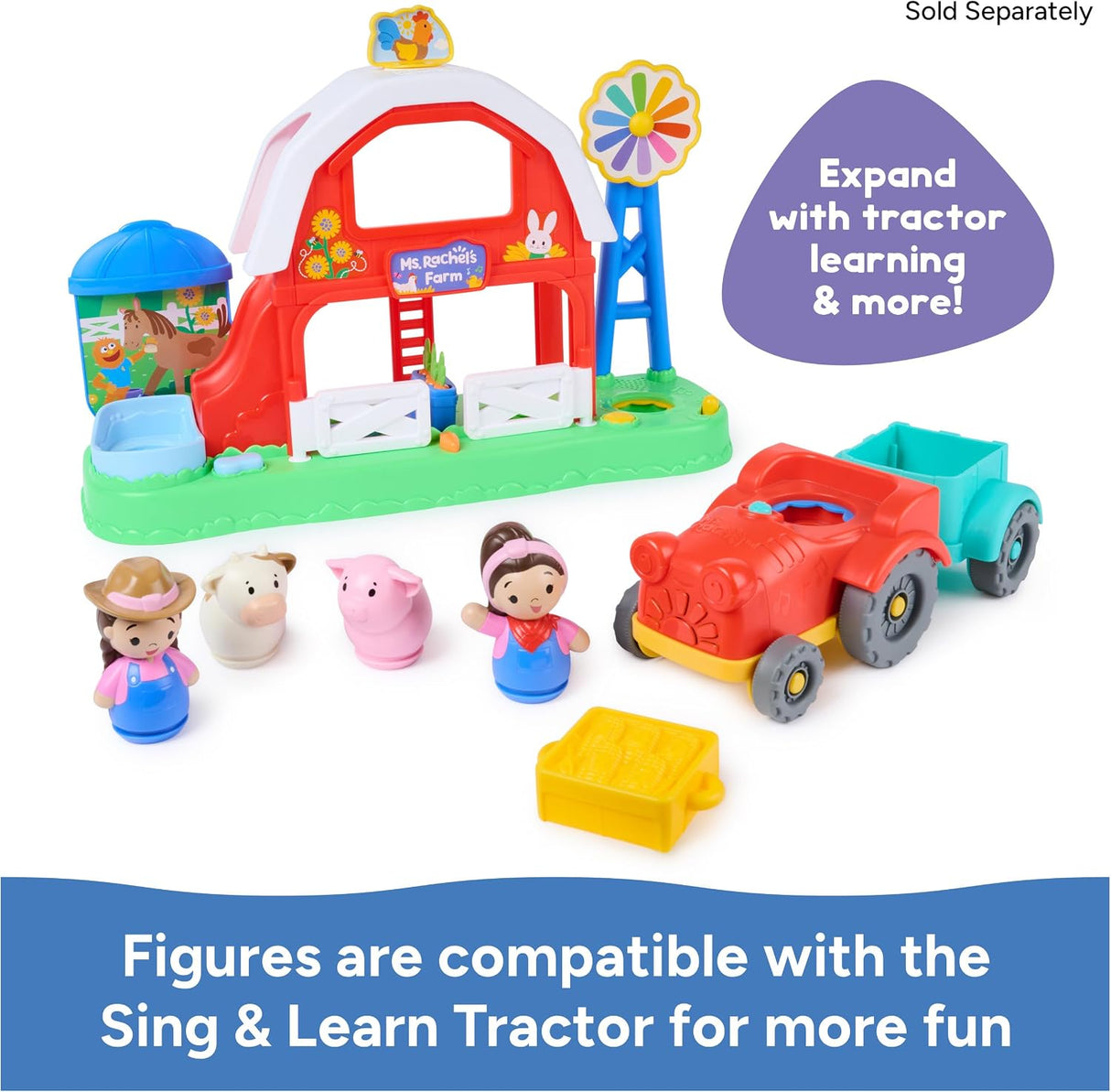 Ms Rachel: My First Learning Farm Playset