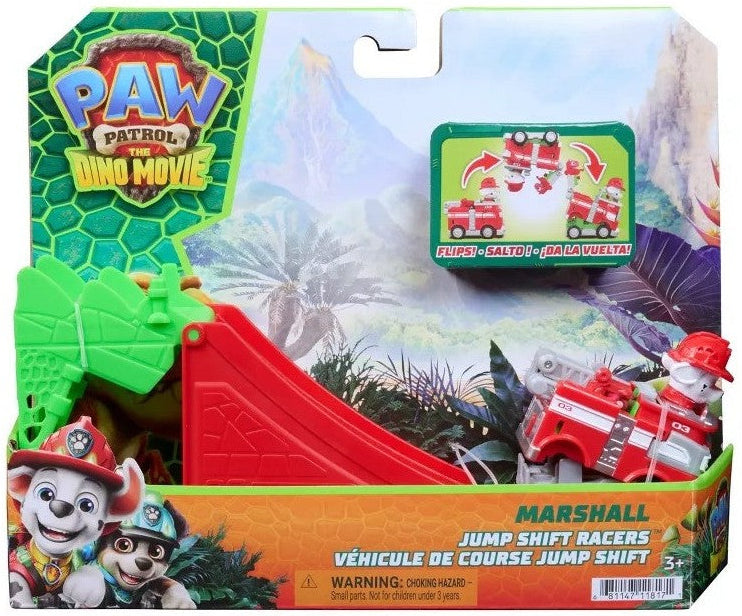 Paw Patrol: The Dino Movie - Jump Shift Racers Marshall