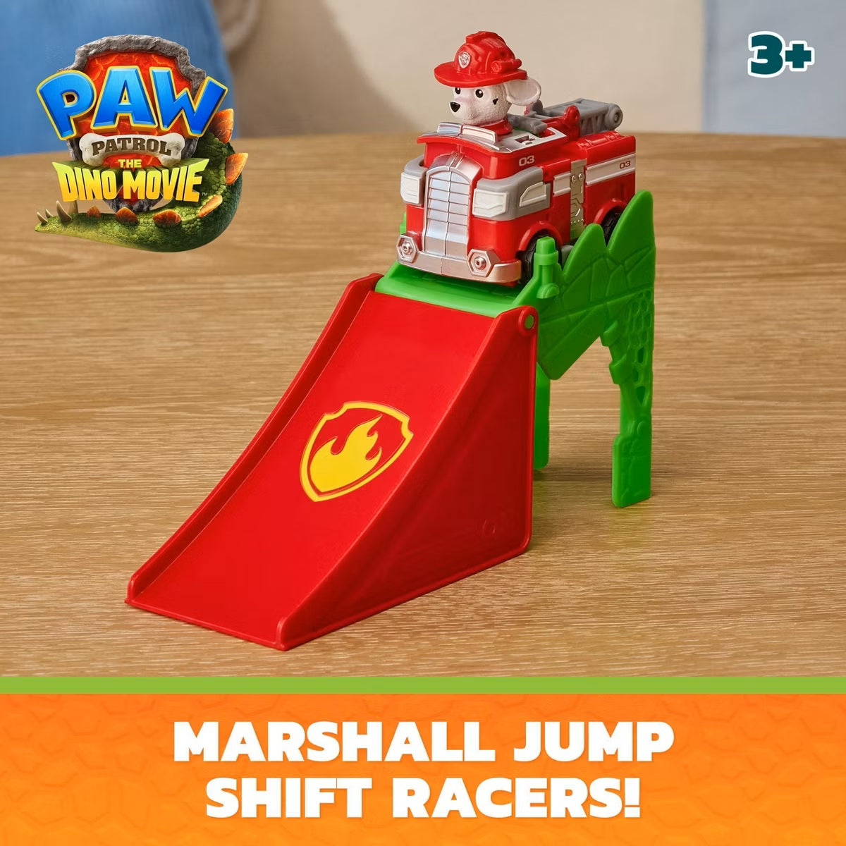 Paw Patrol: The Dino Movie - Jump Shift Racers Marshall