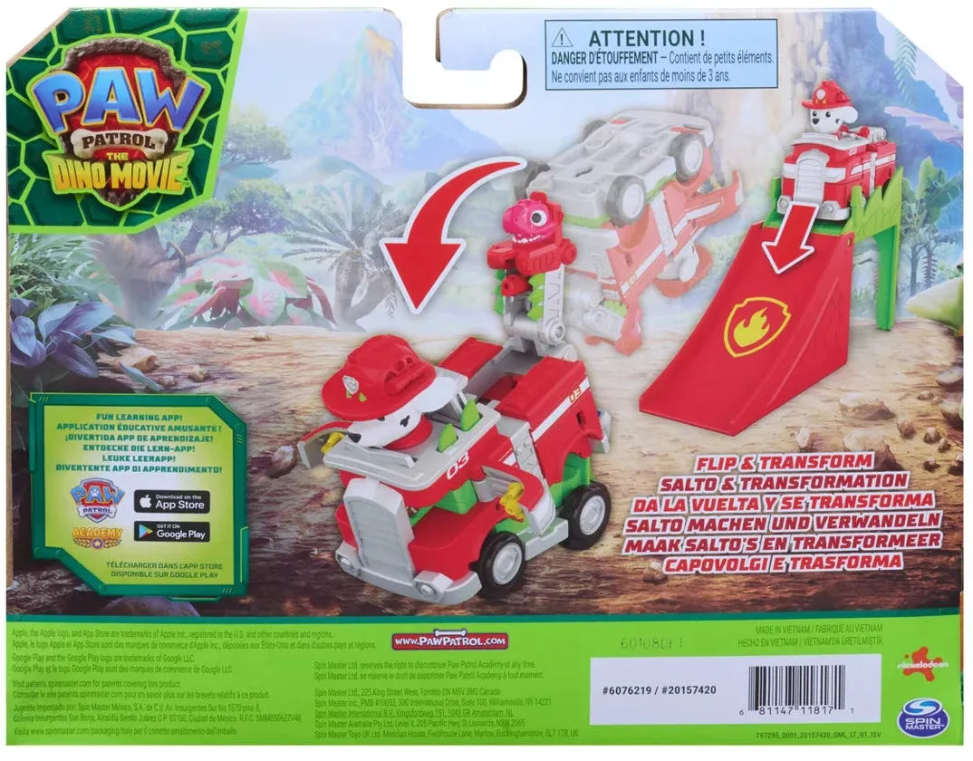 Paw Patrol: The Dino Movie - Jump Shift Racers Marshall