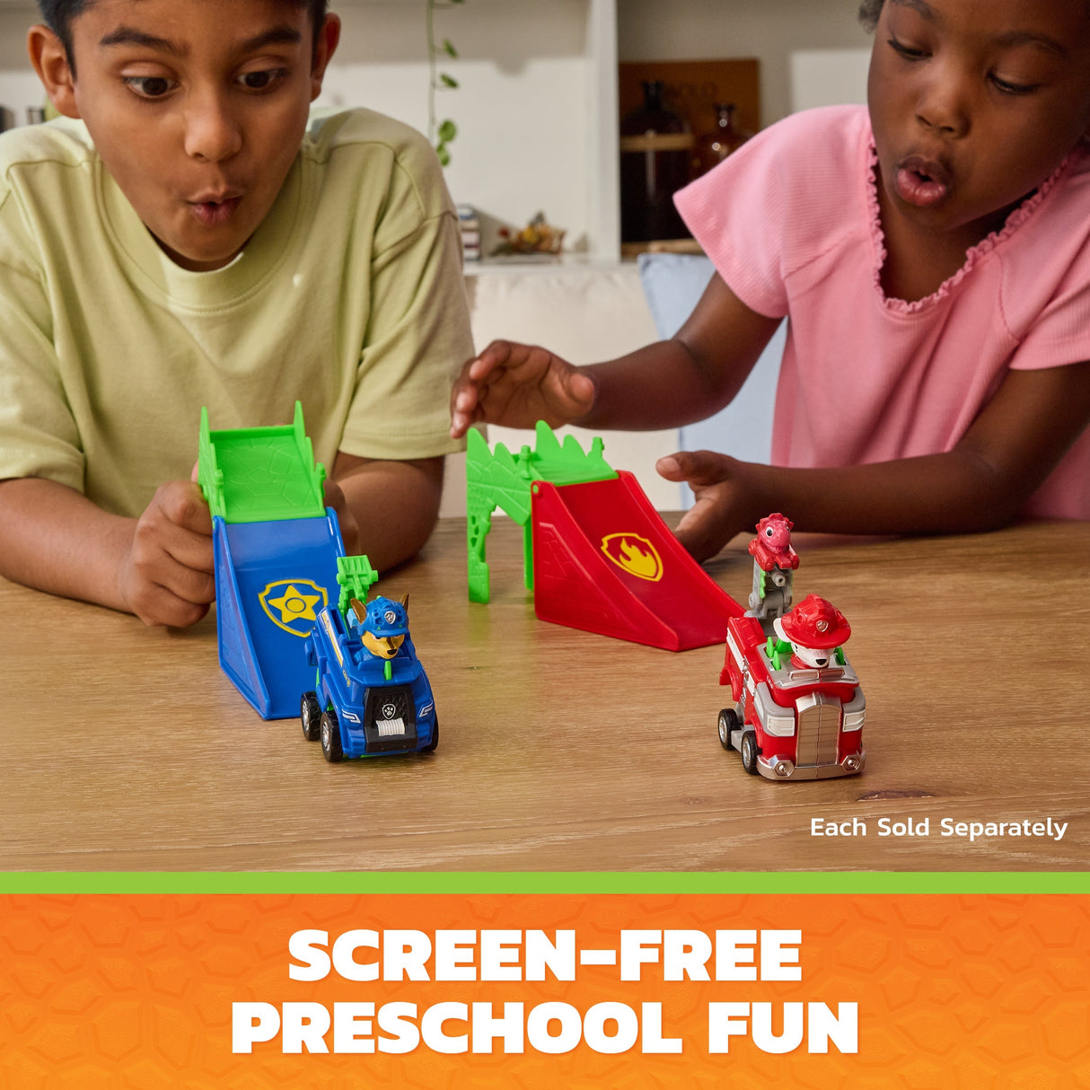 Paw Patrol: The Dino Movie - Jump Shift Racers Rubble