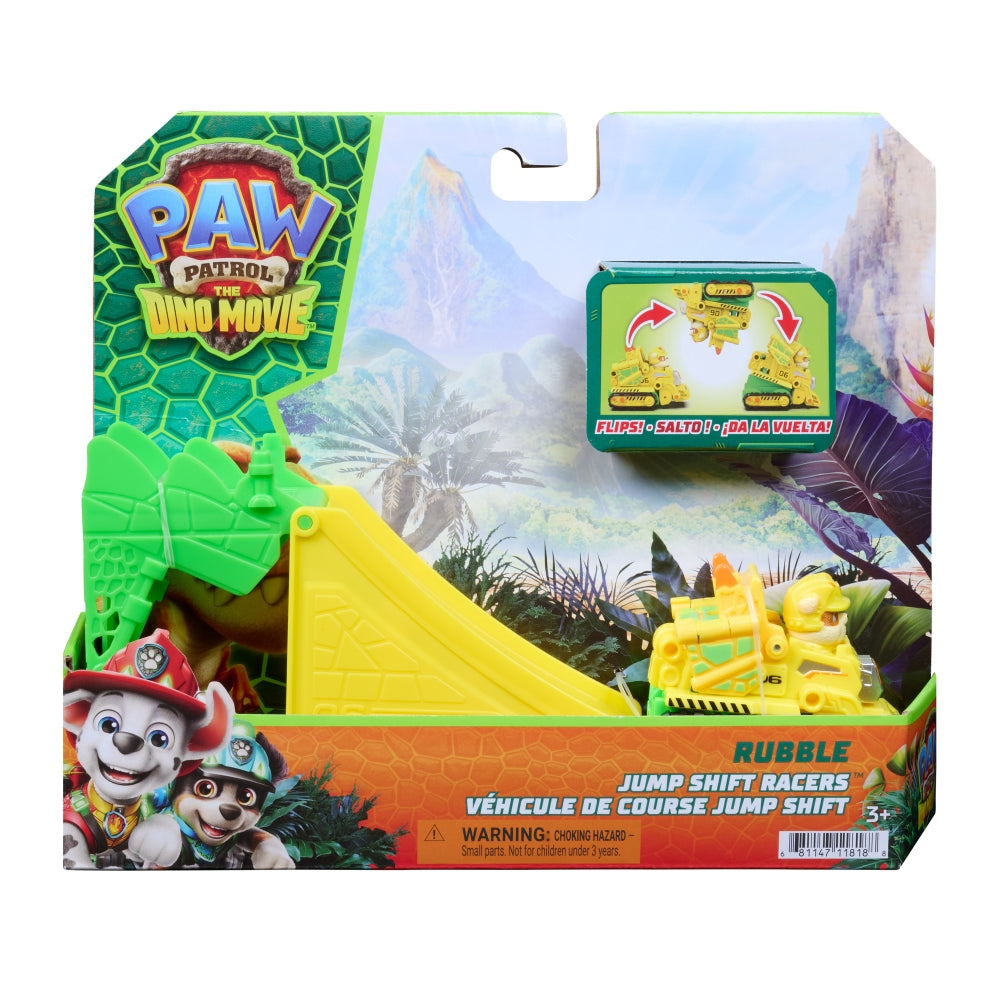 Paw Patrol: The Dino Movie - Jump Shift Racers Rubble