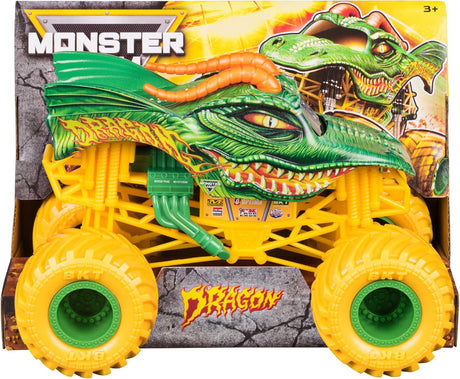 Monster Jam 1:24 Scale Collector Die Cast - Dragon (Yellow Tyres)