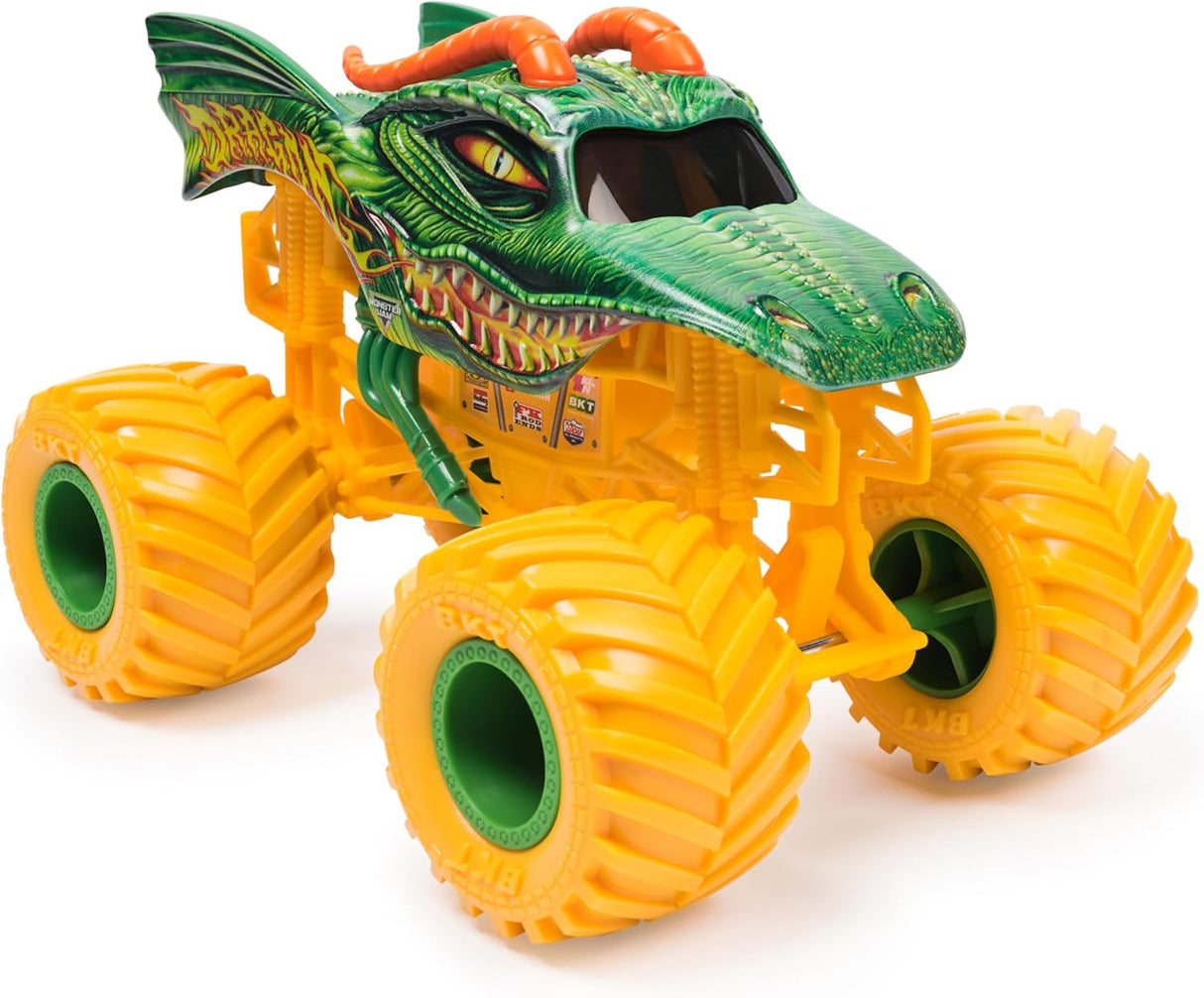 Monster Jam 1:24 Scale Collector Die Cast - Dragon (Yellow Tyres)