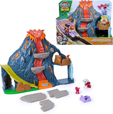 Paw Patrol: The Dino Movie - Super Lava Blast Volacano Playset