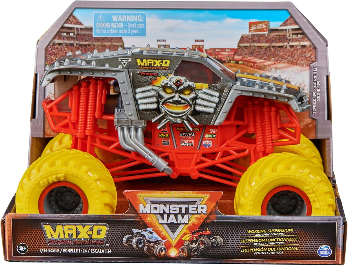 Monster Jam 1:24 Scale Collector Die Cast - Max-D