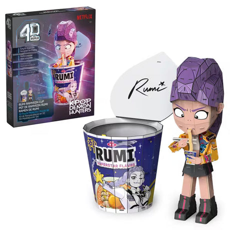 4D Build: Demon Hunters - Rumi Noodle Cup 3D Model Kit