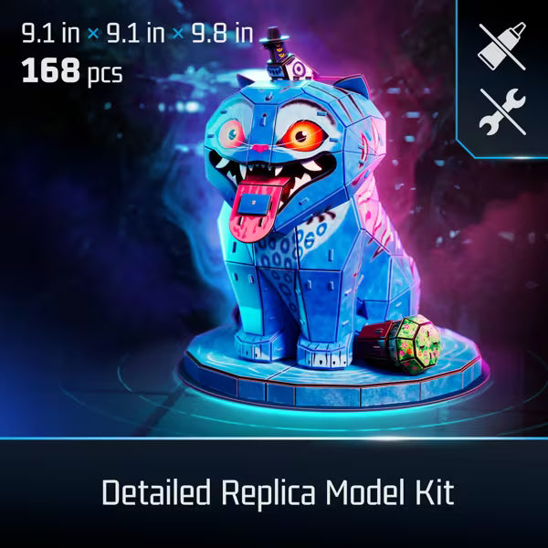 4D Build: Demon Hunters - Derpy Tiger 3D Model Kit