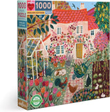 eeBoo: 1000pc Square Puzzle - English Cottage