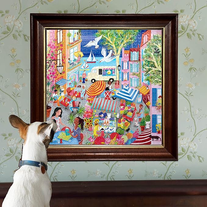 eeBoo: 1000pc Square Puzzle - Marketplace in France