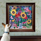 eeBoo: 1000pc Square Puzzle - Summer Bouquet