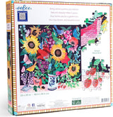 eeBoo: 1000pc Square Puzzle - Summer Bouquet