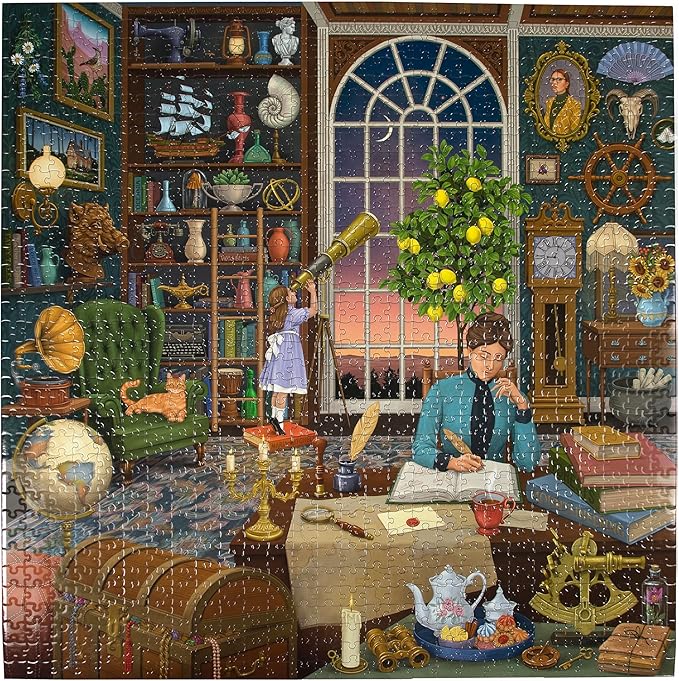 eeBoo: 1000pc Square Puzzle - Alchemists Library