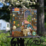 eeBoo: 1000pc Square Puzzle - Alchemists Library