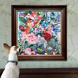 eeBoo: 1000pc Square Puzzle - Spring Bouquet