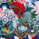 eeBoo: 1000pc Square Puzzle - Spring Bouquet