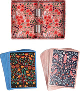 eeBoo: Playing Cards - Birds & Flowers (Set of 2)