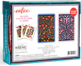 eeBoo: Playing Cards - Birds & Flowers (Set of 2)