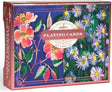eeBoo: Playing Cards - Roses & Asters (Set of 2)
