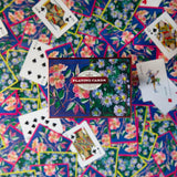eeBoo: Playing Cards - Roses & Asters (Set of 2)