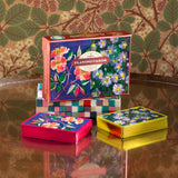eeBoo: Playing Cards - Roses & Asters (Set of 2)