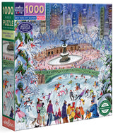 eeBoo: 1000pc Square Puzzle - New York City Skaters