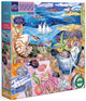 eeBoo: 1000pc Square Puzzle - Seashells by the Shore