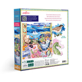 eeBoo: 1000pc Square Puzzle - Seashells by the Shore