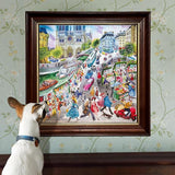 eeBoo: 1000pc Square Puzzle - Paris Bookseller