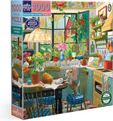 eeBoo: 1000pc Square Puzzle - Springtime Kitchen