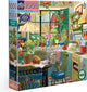 eeBoo: 1000pc Square Puzzle - Springtime Kitchen